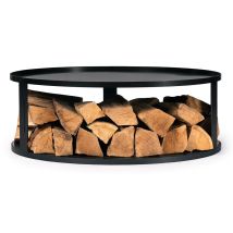 Cookking - Stahl Feuerschalenbasis & Holzlager 82 Zubehör Für Feuerschalen Ø 82 Cm