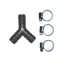 Racor en Y para desagüe de lavadora – 50 mm de diámetro – Plástico resistente
