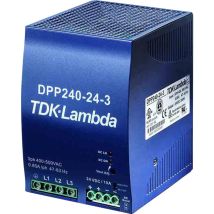 Tdk-lambda Dpp240-24-3 Hutschienen-netzteil (din-rail) 24 V/dc 10 A 240 W Anzahl Ausgänge:1 X Inha