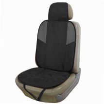 Schwarz Wildleder Sitzeinlage Peraline