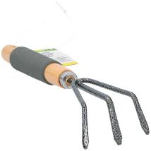 Herramienta De Jardinería Kinzo Hand Cultivator Agarre Espuma 29 Cm