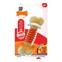 Giocattolo Da Mordere Per Cani Nylabone Extreme Chew Pro Action Bacon Taglia M Nylon