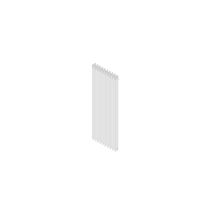 Radiateur Tubulaire Ardesia 3 Colonnes H1856 Dimensions : 9 Éléments Blanc
