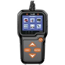 Toolit Dbt500 Kfz-batterietester 6 V, 12 V Batterieprüfung, Kontrolle Lichtmaschine, Ladeüberwachung