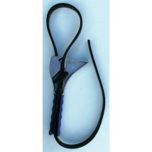 Chiave a nastro Pro Ø 200 mm – Manico rivestito in zama, ideale per tubi e valvole in PVC – 200 mm