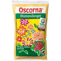 Oscorna Blumendünger 500g – Vollorganischer NPK-Dünger für Terrasse, Balkon und Garten – Fördert Blütenbildung