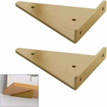 Supporto Per Mensola Galleggiante Triangolare In Metallo, Supporto Per Decorazione Fai Da Te Per Camera Da Letto, Soggiorno, Bagno, 2 Pezzi (8x10 Cm/