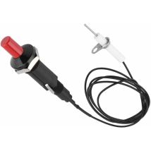 Way - Piezo-zünder, Piezo-zünder, Druckknopf-zünder, Professioneller Pp-kunststoff-piezo-zünder Mit 1 M Kabel Für Gaskamin, Zünder, Keramik-