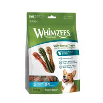 Whimzees – Brush Pre Pack 90mm – Vegetarian Dental Chew – All-Natural Ingredients – Gluten-Free – Dog Treat
