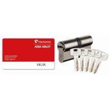 Vachette - Cilindro 7101 Velix 40x45 5 Llaves Reversible Niquelado - 28188000