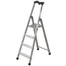 Matisère - Peldaño De Aluminio Q50/4 Pro Quadra - 4 Peldaños
