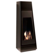 Azura Home Design - Camino Da Pavimento Con Porta A Bioetanolo Tecnoair System Ruby Tokyo Potenza 3kw