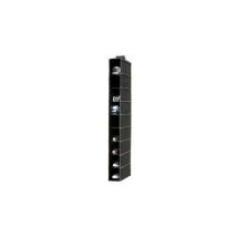 Compactor - Organizador Colgante 15x30x128 Cm, 9 Compartimentos, Negro Ran6274