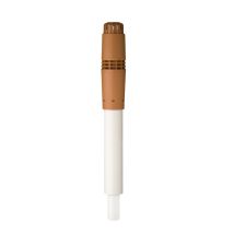 Ubbink – Terminal vertical PPTL/PVC anti ghiaccio Ø60/100 mm – Color ocre – Solución eficiente para evacuación de humos