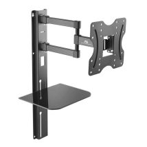 Maclean Mc-771 23-42' Tv-ständer Mit Dvd-regal
