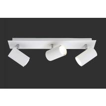 Lighting Italia Marley 3 Spots Da Soffitto Attacco Gu10 35w In Metallo Colore Bianco 802400301 - Trio