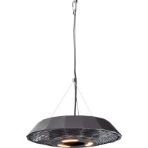 Lámpara de techo eléctrica Marbella – Calentador de exterior – Acero inoxidable – 2000 W – Mando a distancia