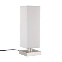 Lámpara De Mesa 'julina' En Gris Textura, Tela, Tejido, Seda - Lindby
