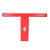 Candado de barra de remolque rojo para furgonetas y camionetas – Seguridad antirrobo – Instalación fácil – Dimensiones 12,8 x 26 x 41 cm