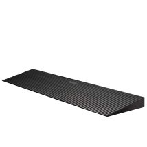 Wiltec Rampa In Gomma Per Soglia 900x250x45mm Max 50 T, Flessibile E Antiscivolo, Per Porte E Dislivelli