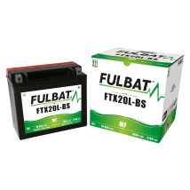 Batería Fullbat Ful Mf - Ftx20l-bs / Ytx20l-bs (seca, Sin Mantenimiento, Ácido Incluido)