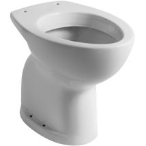 Senioren-WC mit Wandablauf – Weiße Keramik (DianFlex) – Bad