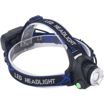 Lampada Frontale Portatile Con Zoom Telescopico, Regolazione A 90 Gradi, Montaggio Sulla Testa, Per La Pesca Notturna, Illuminazione A 3 Modalità/