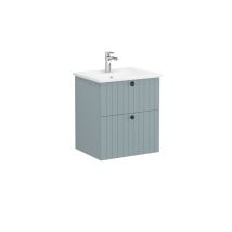 Vitra Vitra Badezimmermöbel Mit Waschbecken Vitra Root 60x67x46 Cm Mattgrün (rootg60gints)