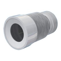Tubo de salida de WC plisado 230-500 mm – Plástico flexible