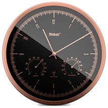 19778 Funkwanduhr Mit Thermo-hygrometer - Mebus