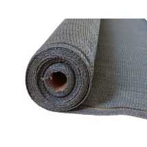 Brise-vue 100% - Gris Anthracite - 270gr/m² - Boutonnières Gris Foncé 2m X 25m