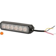 Lampada Di Segnalazione A Led, 18w 12/24v Arancione, A Vite, 6 Led, Kramp La20014