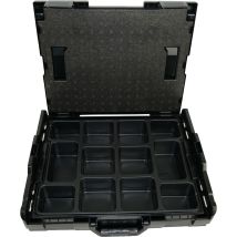 L-boxx 102 Schwarz Inkl. Kleinteileeinsatz 12 Fächer - Bs Systems
