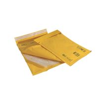 Busta Con Imbottitura Bollata Cm 20 X 22 Gialla - Cf.10 Pz