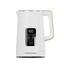 Cello - Electric Digital Kettle With Temperature Control, 3000w Rapid Boil, Led Display, 1.7 Litre, White
