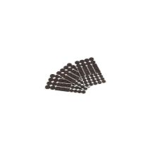 Klebepad-Sortiment – 60 Unterlegscheiben Ø 20 mm, 24 Unterlegscheiben Ø 28 mm, 36 Pads 25 x 25 mm – Braun