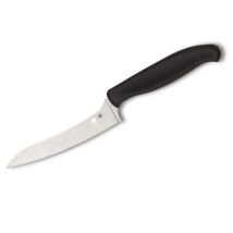 Ste-k14pbk Couteau De Cuisine Multi-usages Z-cut Avec Drop Point Lame Lisse De 10,9 Cm De Long En Acier Cts Bd1n Avec Manche En Polypropylène Noir - 