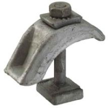 Erico Klemme für Montageschienen – feuerverzinkter Stahl – 3..30 mm Klemmbereich – Edelstahl 316 (1.4401)