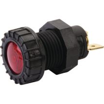 Spia Di Controllo Alogena Rotonda 12/24v Rossa Fissaggio A Vite Terminali Piatti Hella Hella 2aa008594031
