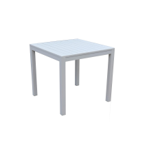 Vacchetti - Tavolo In Alluminio Bianco Mod. Sullivan