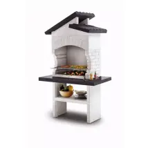 Barbecue A Carbonella In Cemento Palazzetti "procida 2" 118x70x192 Cm
