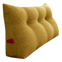 Vercart Großes Bettruhe Keilkissen, Lang Lesekissen, Dekoratives Kopfteilkissen, Dreieckiges Rückenkissen, Loungekissen Für Tagesbett Oder Couch, 