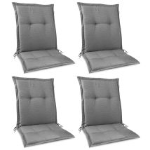 Set Di 4 Cuscino Per Sedie Da Giardino Highlux Nl - Cuscino Per Sedie E Sdraio - Cuscini Spessi 7 Cm - Made In Eu - Cuscino In Diverse Misure E Colori