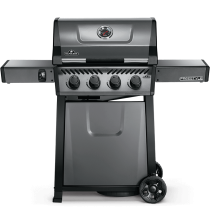 Napoleon – Barbacoa de gas Freestyle 425 – 60 x 45 cm – 13,60 kW – Parrillas de hierro fundido esmaltado