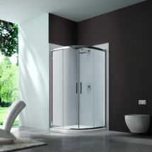 Merlyn - 6 Series 2 Door Quadrant In 3 Sizes - 800 / 900 / 1000mm, 800 X 800mm