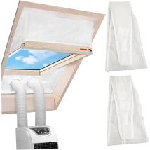 Kit De Aire Acondicionado Portátil De Ventana (75 Pulgadas) - Windstopper - Sellos Para Ventanas De Aire Acondicionado Portátil - Cremallera 