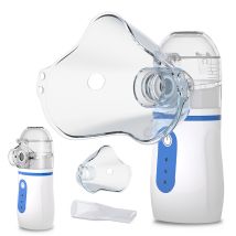 Randaco Nebulizador Inhalador De Aerosol Para Adultos Y Bebés Con Boquilla Y Mascarilla Nebulizadora Silenciosa Recargable