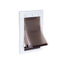Petsafe Puerta Para Animales Plateada Tamaño S De Tres Hojas