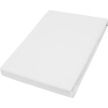 Vario Jersey-spannbetttuch Weiß, 100 X 200 Cm Spannbettlaken