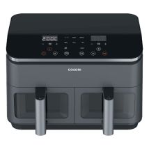 Heißluftfritteuse COSORI Dual Zone 8,5L 8 Kochfunktionen Antihaftbeschichtet 35°C-230°C Spülmaschinenfest